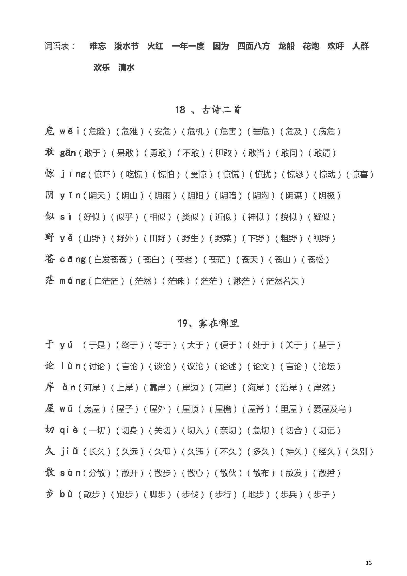你可以组什么词语