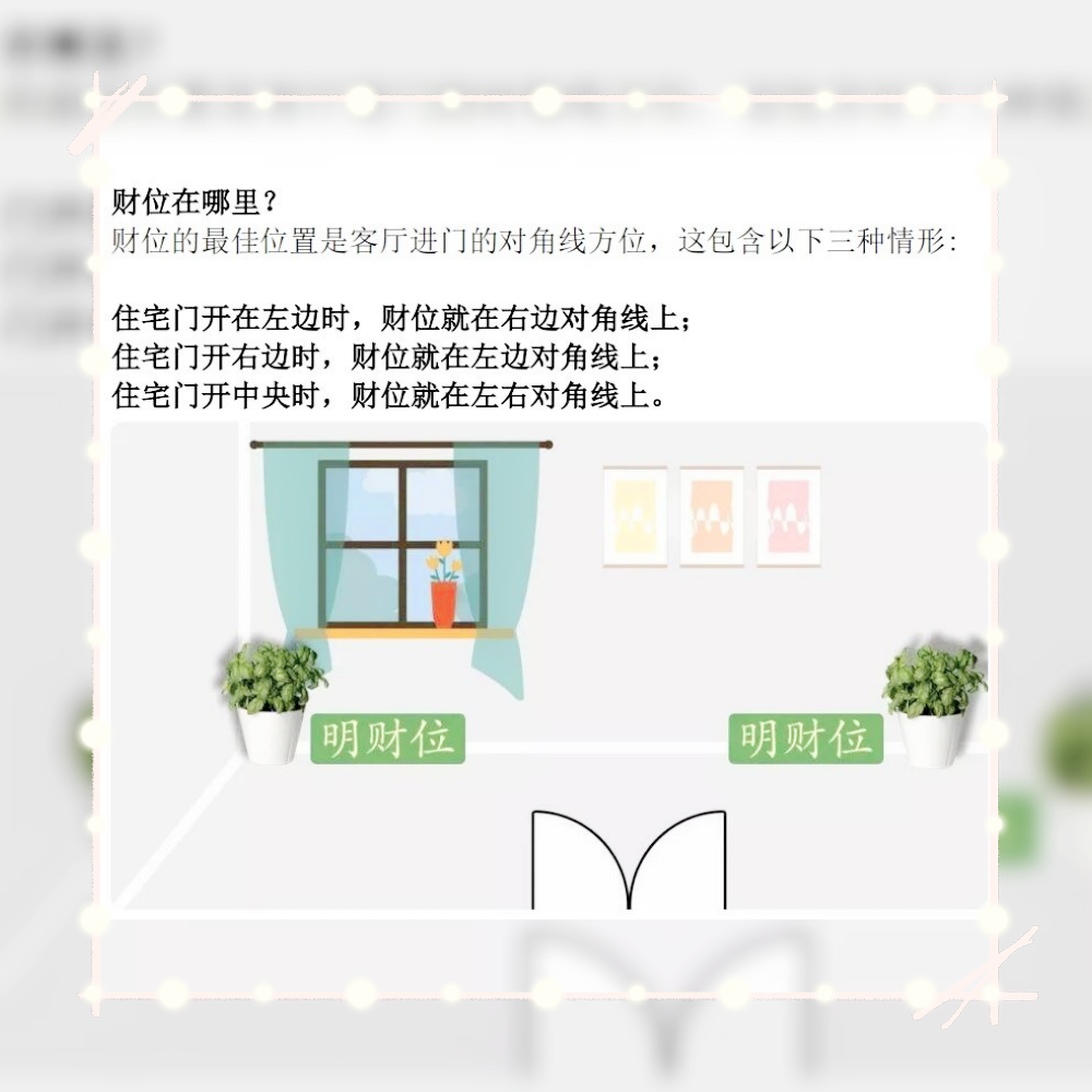 寻找财位的正确方法