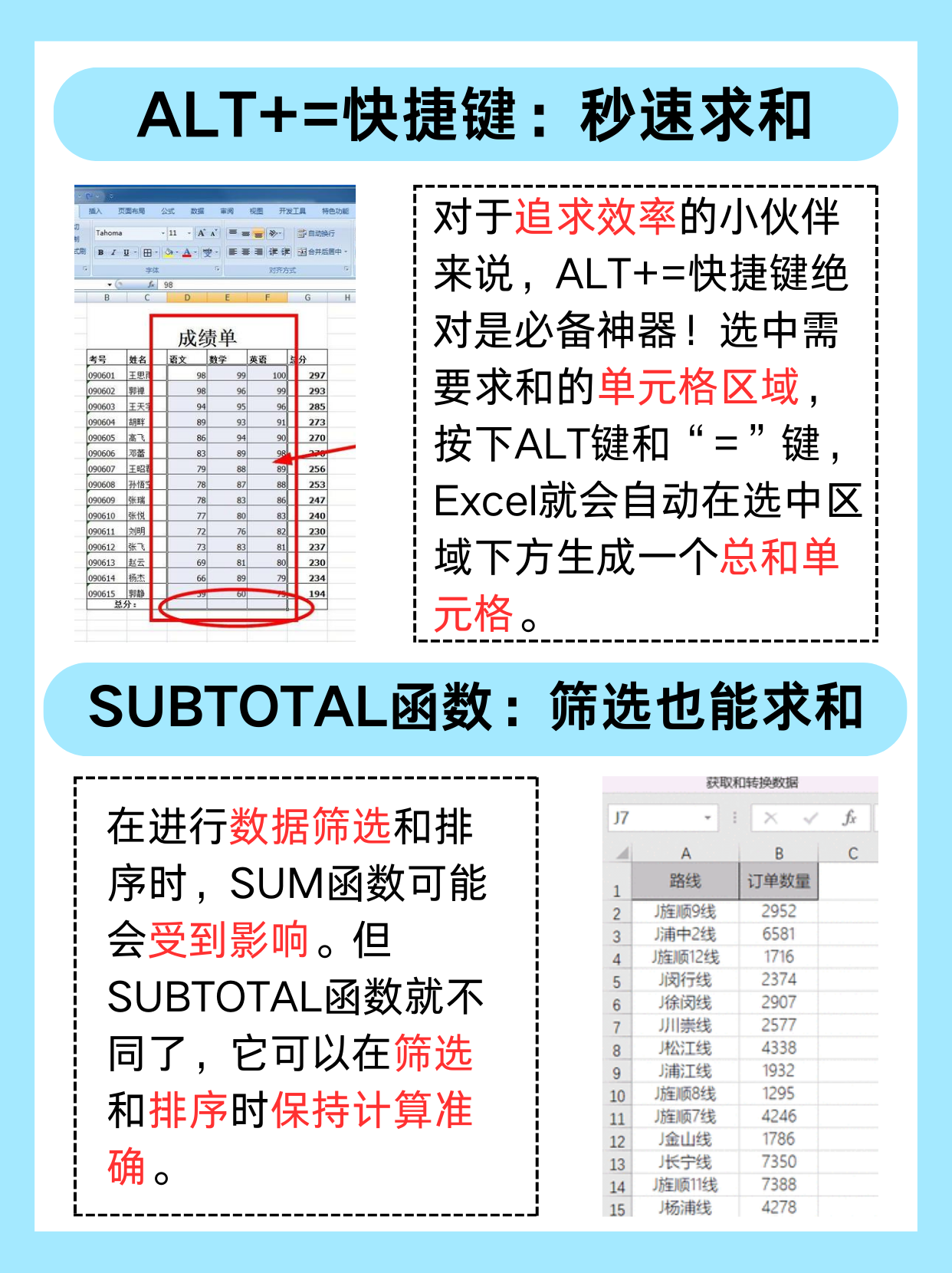 怎么在excel表格中自动求和公式不变