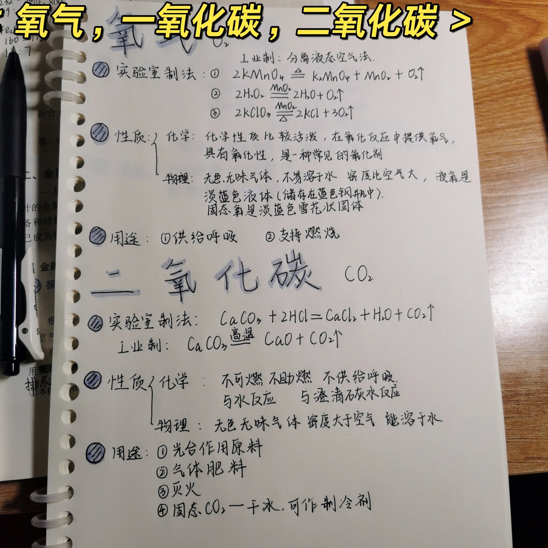 氧气的用途初中化学
