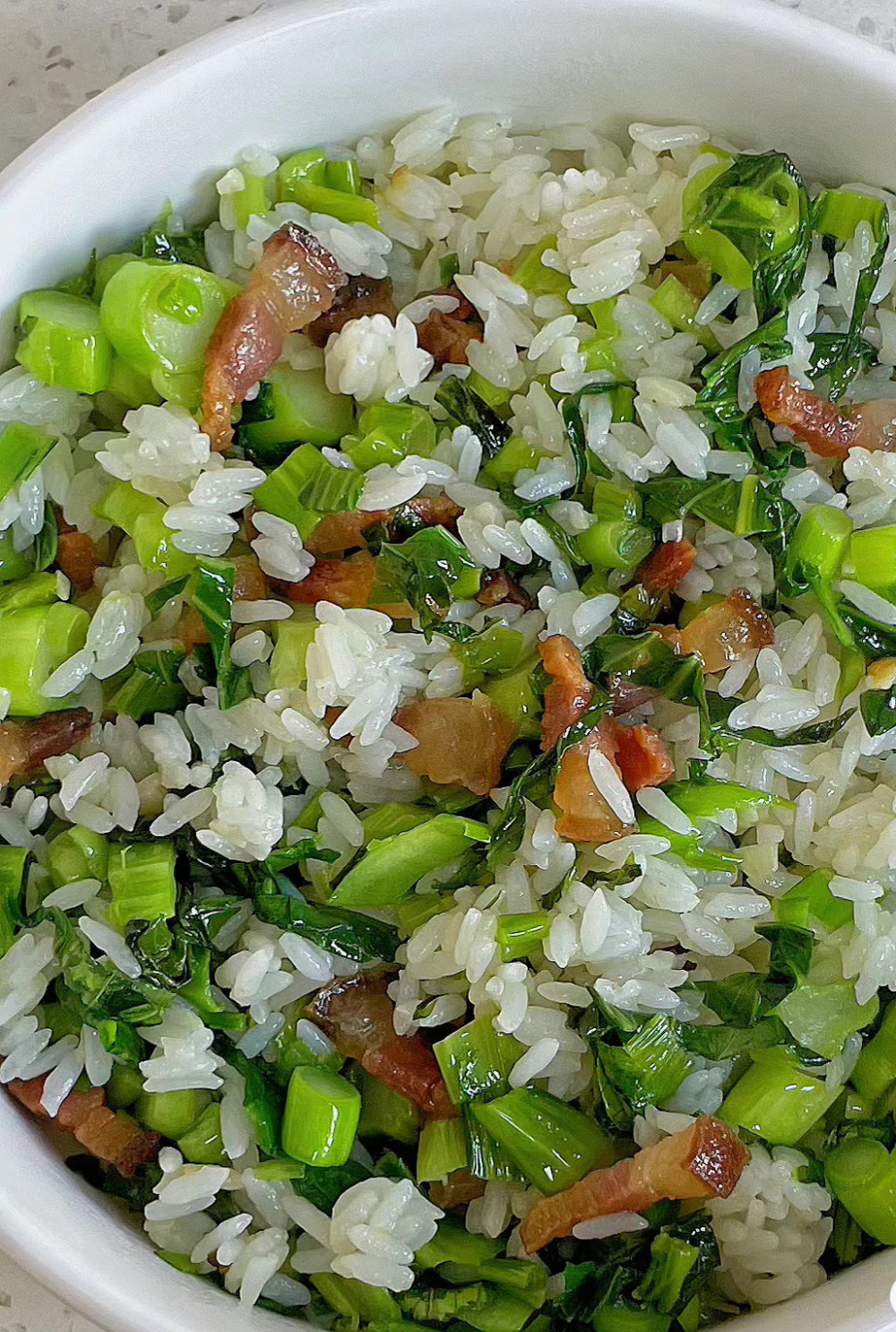 电饭锅蒸菜饭的做法
