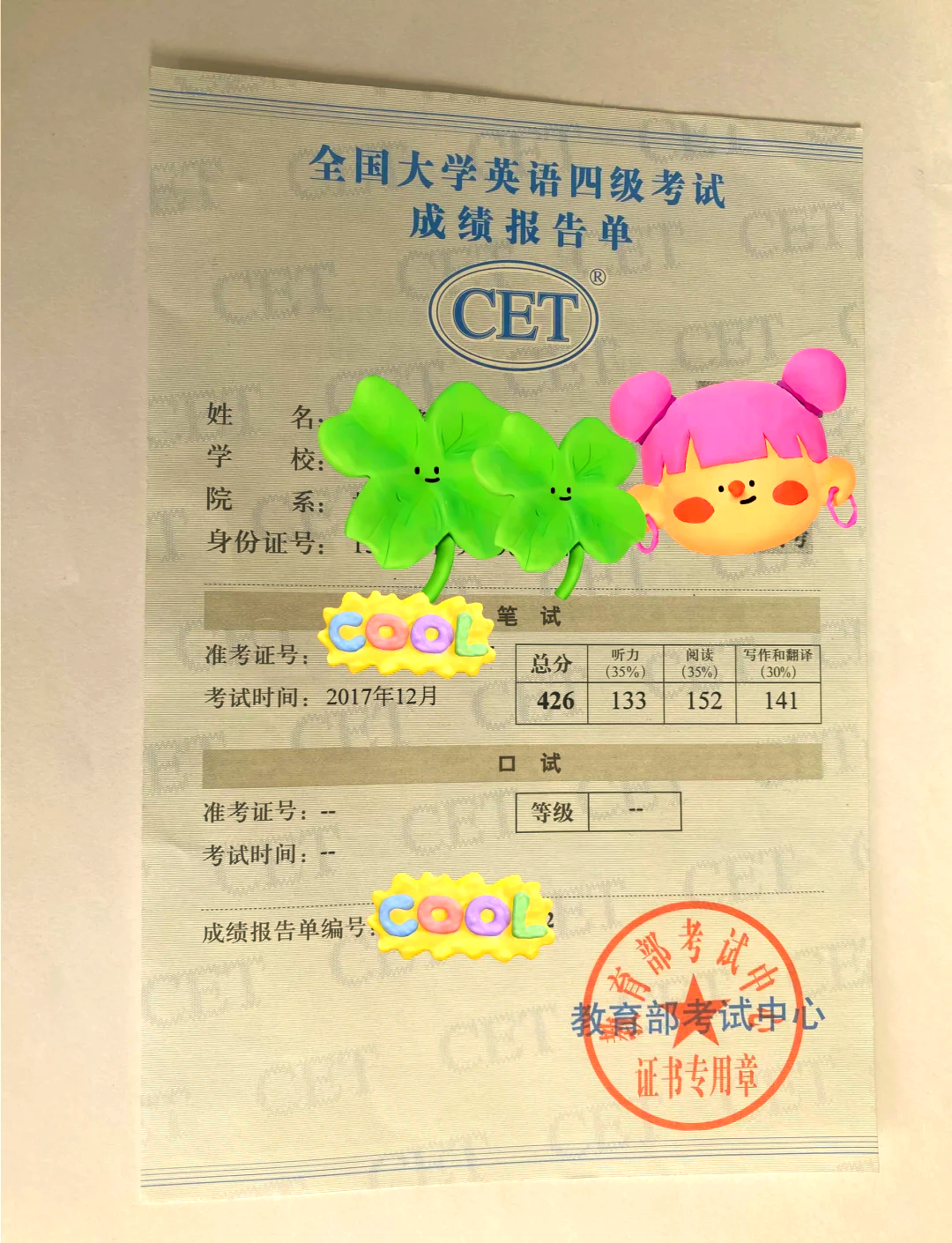 六级考试准考证号忘了