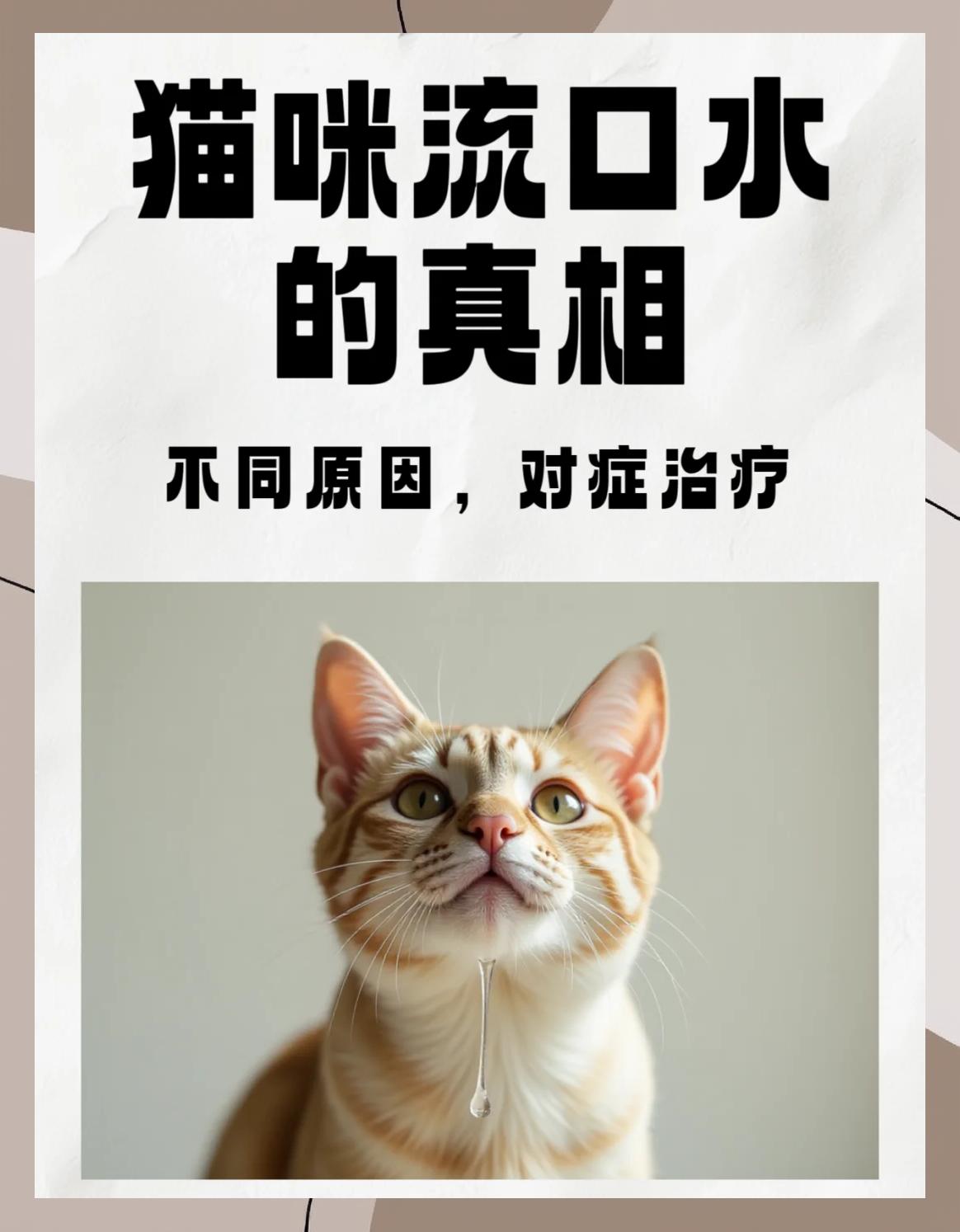 猫不断流口水的原因和治疗方法是什么