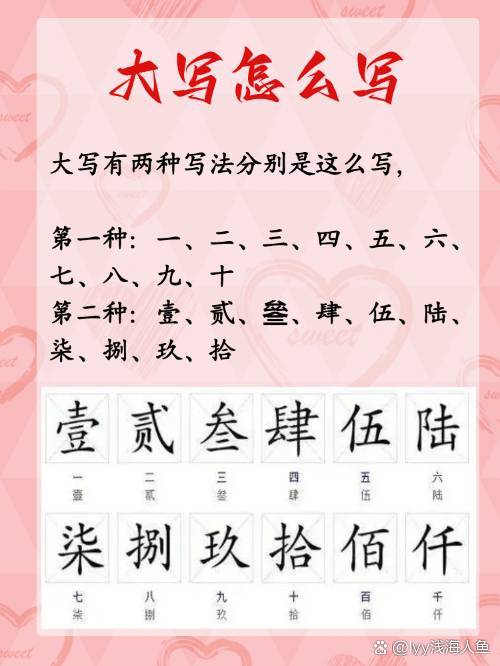 七大写字怎么写繁体