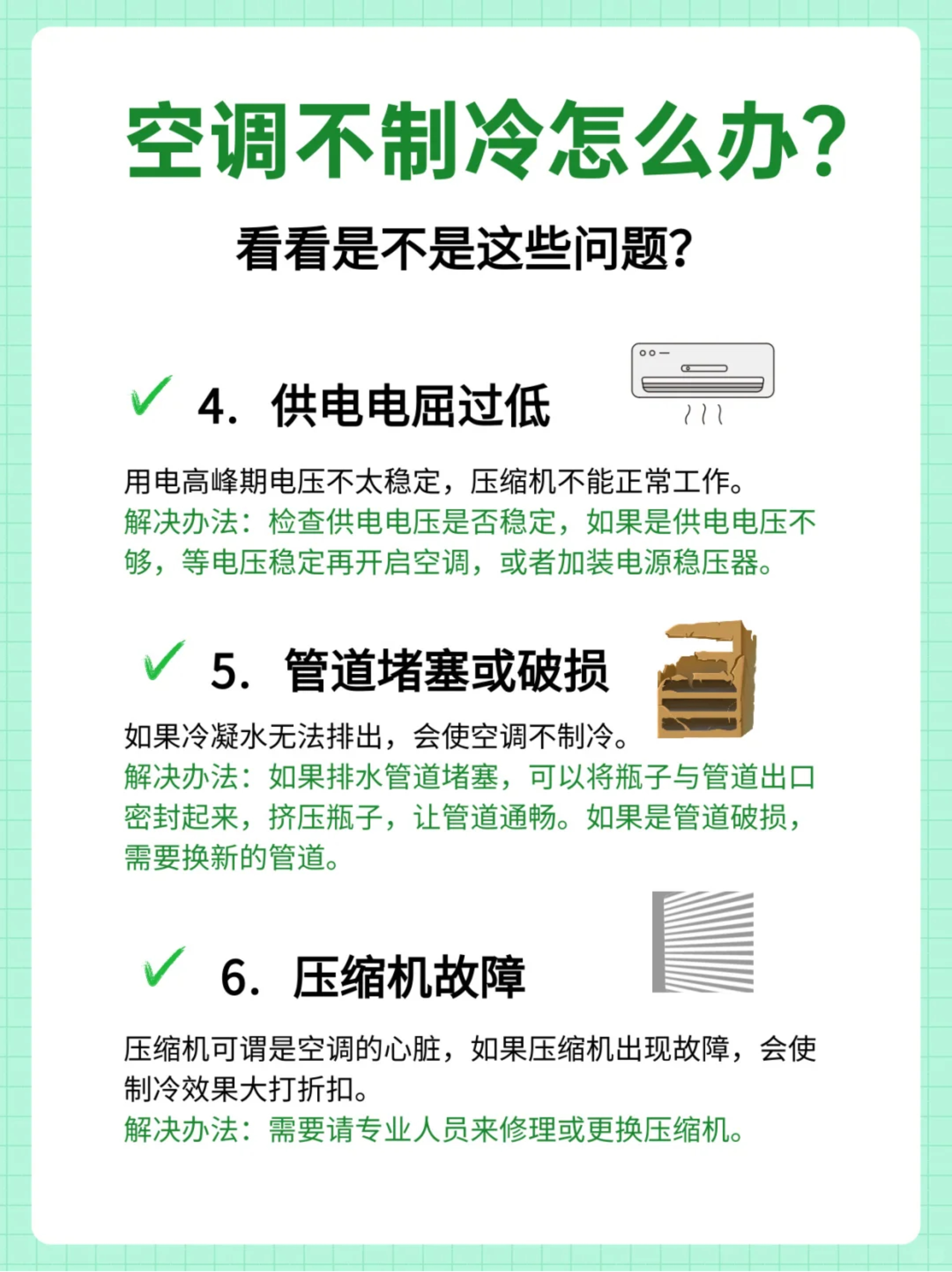 空调电压不稳定,最先会烧坏哪个补件?