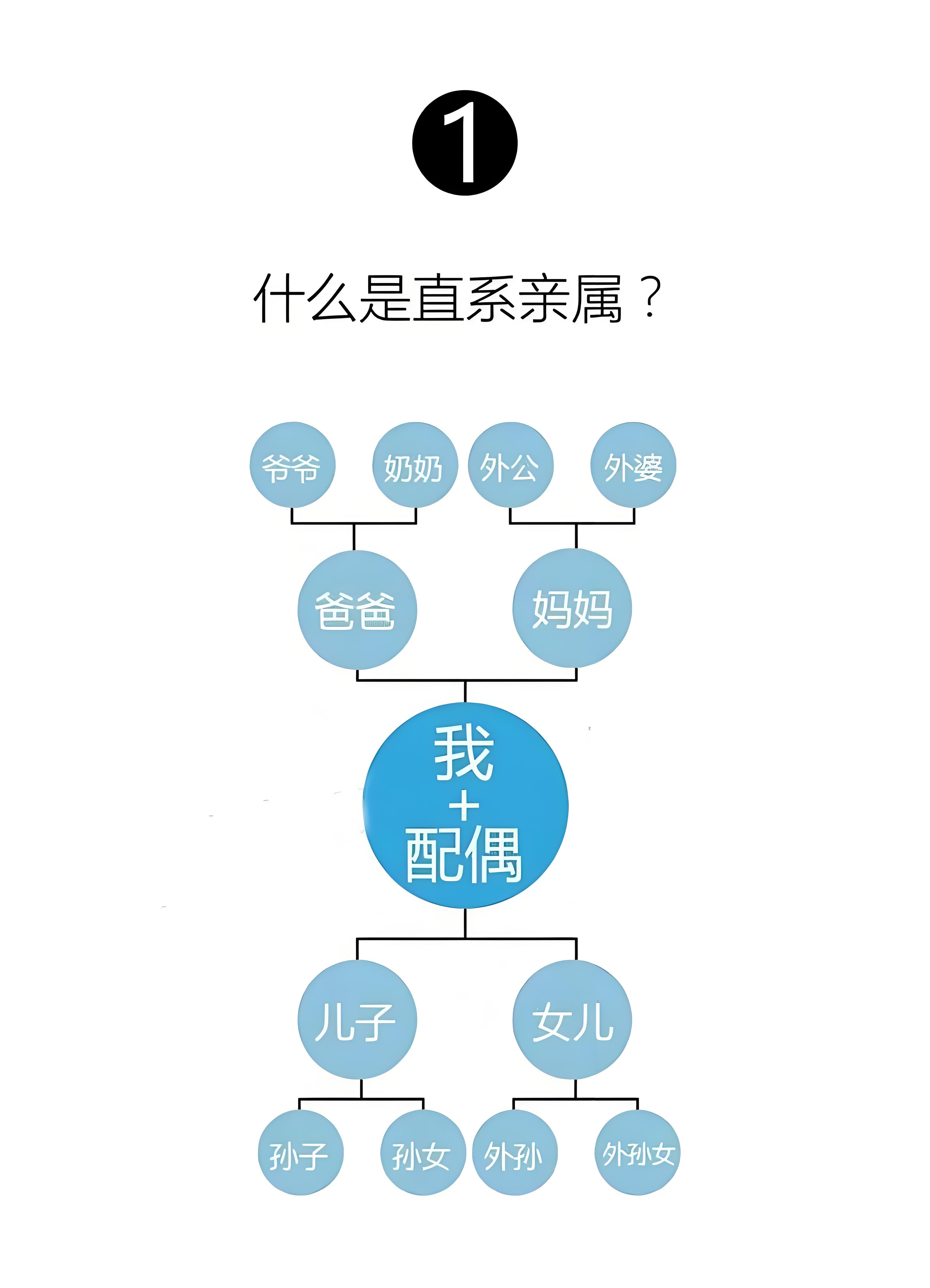 直系亲属关系指哪些人员
